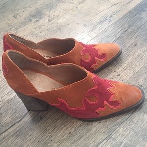 Free People Alamo Western Low Ankle Booties